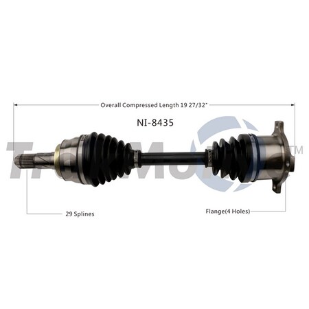 Surtrack Axle Cv Axle Shaft, Ni-8435 NI-8435